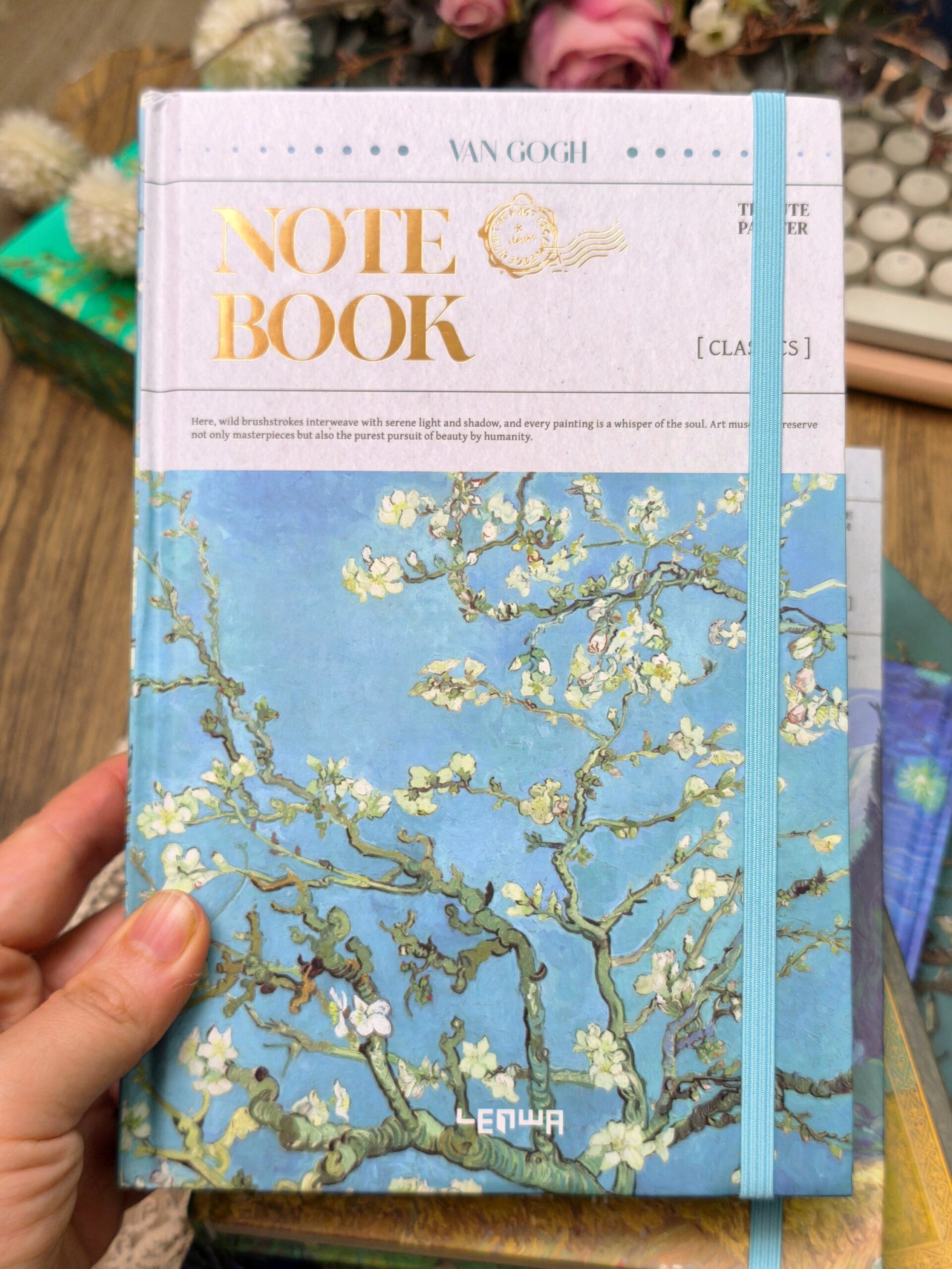 Sổ kẻ ngang Lenwa Van Gogh - Hoa hạnh nhân