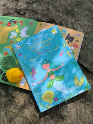 Dán hình sáng tạo trang phục búp bê - Nàng tiên cá