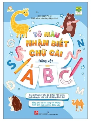 Tô màu nhận biết chữ cái - Động vật