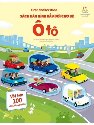 First sticker book - Sách dán hình đầu đời cho bé - Sân bay 75N_ST_USB