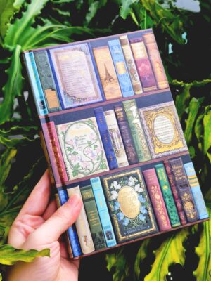 Sổ kẻ ngang, gáy mạ vàng, dập nổi - Châu Âu cổ điển